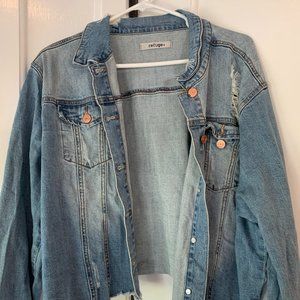 Jean jacket, size 3x (oversized fit)